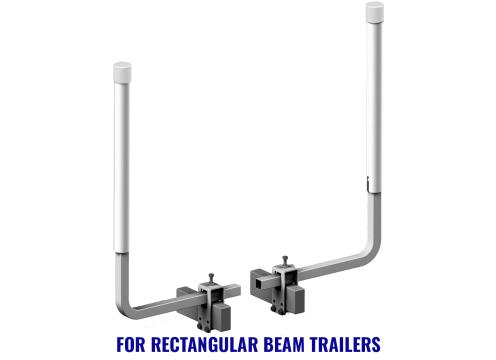 product image for Oceansouth Boat Trailer Guide Poles for rectangle beams