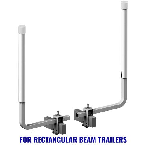 image of Oceansouth Boat Trailer Guide Poles for rectangle beams