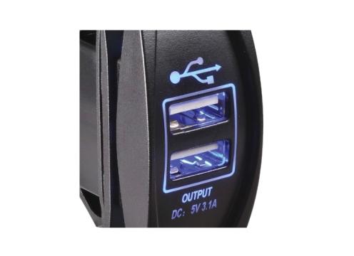 product image for Narva Switch Dual USB 2 Port 5V 3.1A