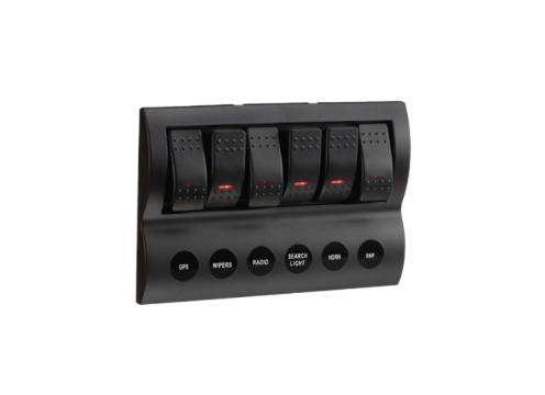 product image for Narva 6 way LED Switch Panel with Fuse Protection