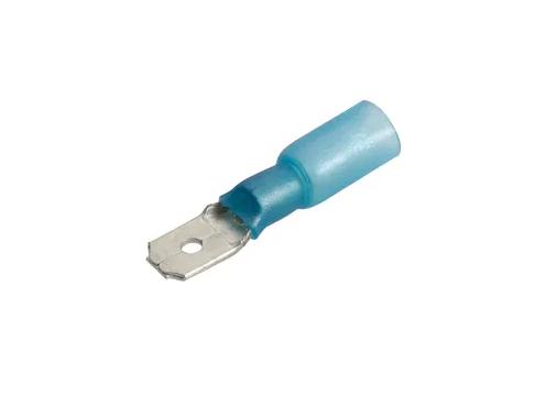 product image for Narva Heat shrinkable Blue 6.3mm male blade Terminal 20 pack